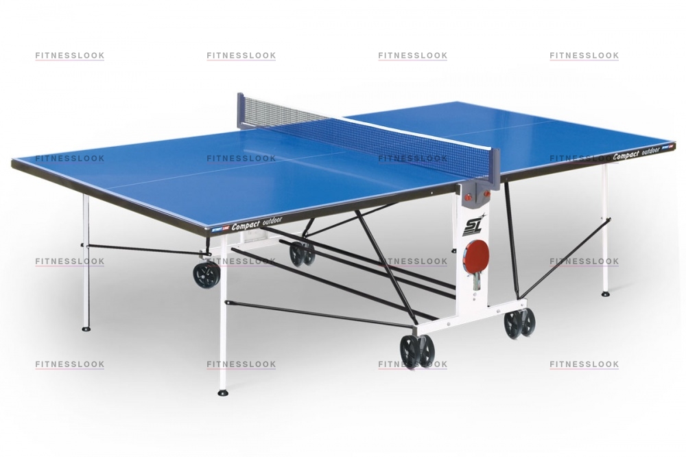 Start Line Compact Outdoor 2 LX Blue из каталога уличных теннисных столов в Краснодаре по цене 42090 ₽