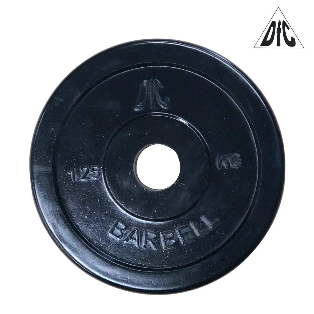 DFC 1.25 обрезиненный из каталога дисков для штанги с посадочным диаметром 26 мм.  в Краснодаре по цене 590 ₽