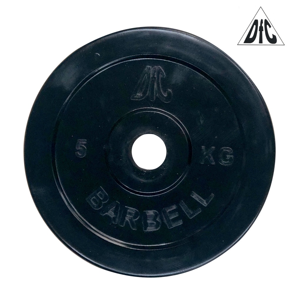 DFC 5 кг обрезиненный из каталога дисков для штанги с посадочным диаметром 30 мм.  в Краснодаре по цене 1490 ₽