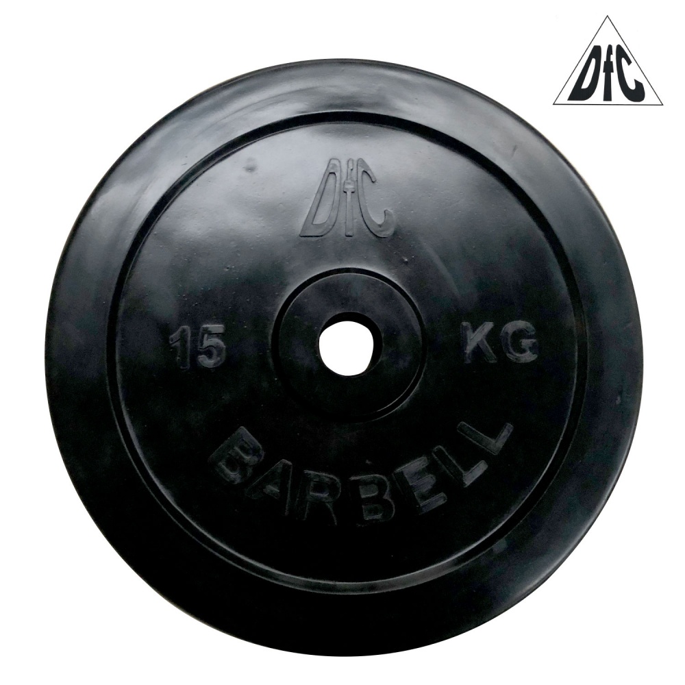 15 кг обрезиненный в Краснодаре по цене 3720 ₽ в категории диски (блины) для штанг и гантелей DFC