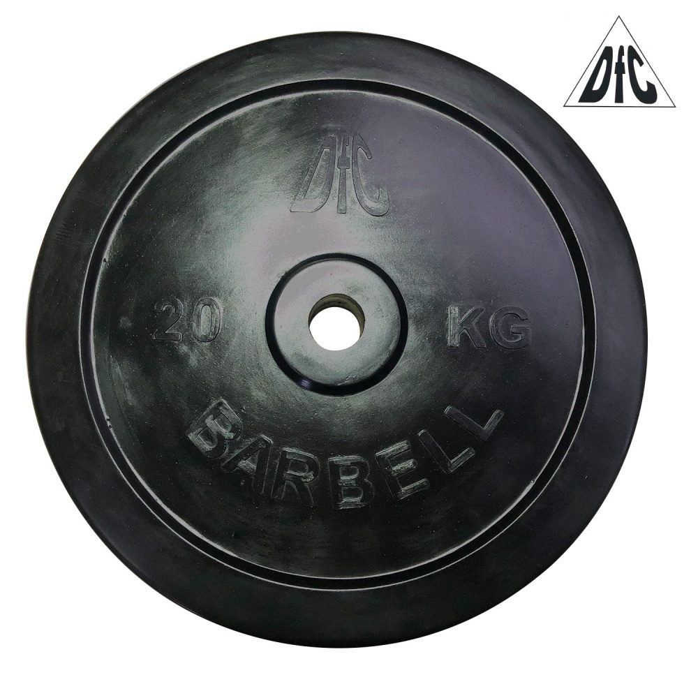 20 кг обрезиненный в Краснодаре по цене 4950 ₽ в категории диски (блины) для штанг и гантелей DFC