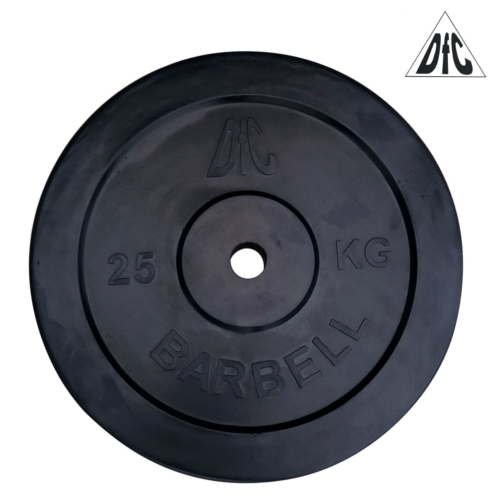 25 кг обрезиненный в Краснодаре по цене 6920 ₽ в категории диски (блины) для штанг и гантелей DFC