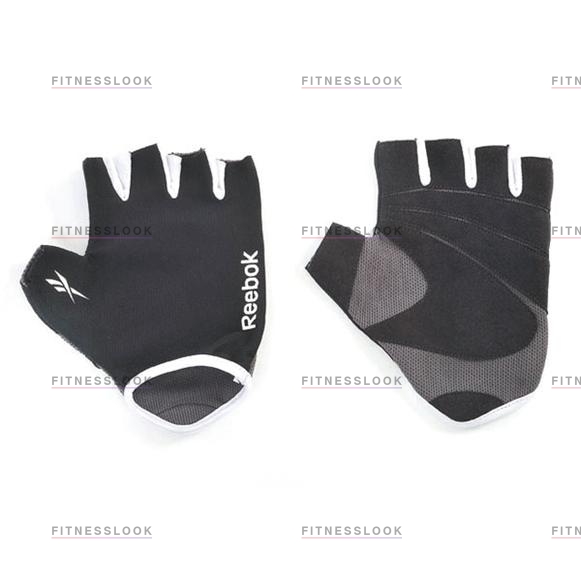 Reebok для фитнеса - черные L/XL из каталога пар тренажерных перчаток в Краснодаре по цене 1690 ₽