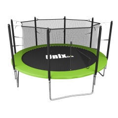 Unix Line Simple 10Ft  / 305 см (Green) inside из каталога батутов с защитной сеткой в Краснодаре по цене 23490 ₽