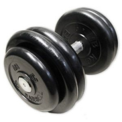 MB Barbell Tight Set 21 кг из каталога обрезиненных гантелей в Краснодаре по цене 7290 ₽