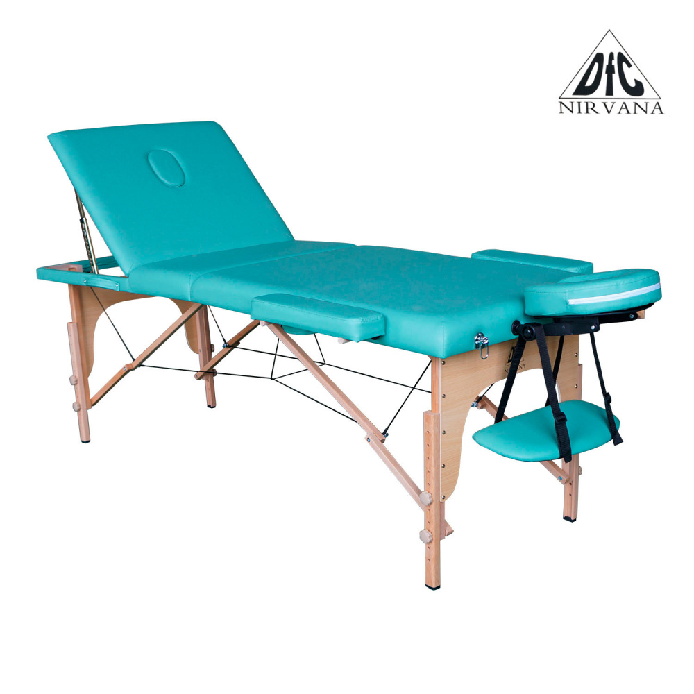 Nirvana Relax Pro (зеленый) в Краснодаре по цене 15990 ₽ в категории складные массажные столы DFC