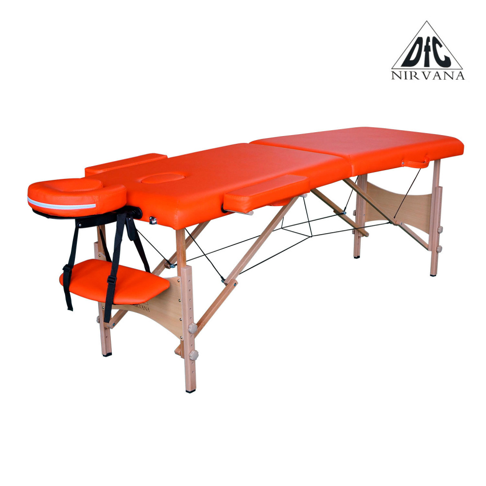 DFC Nirvana Optima (оранжевый) из каталога складных массажных столов в Краснодаре по цене 13990 ₽