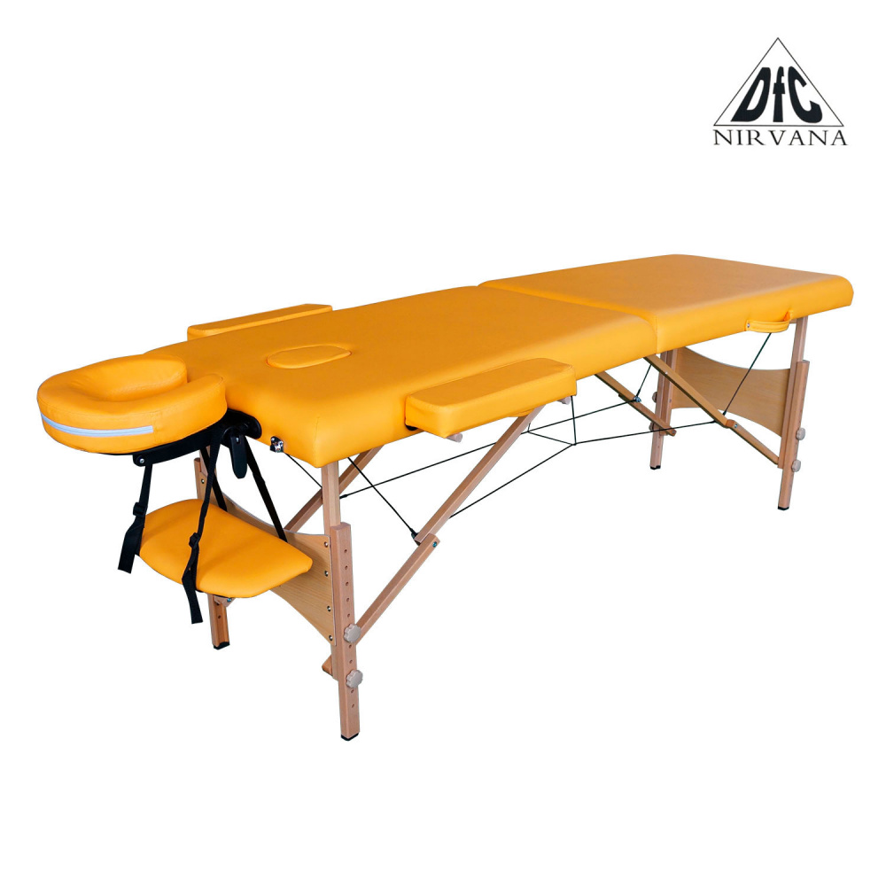 DFC Nirvana Optima (горчичный цвет) из каталога складных массажных столов в Краснодаре по цене 12990 ₽