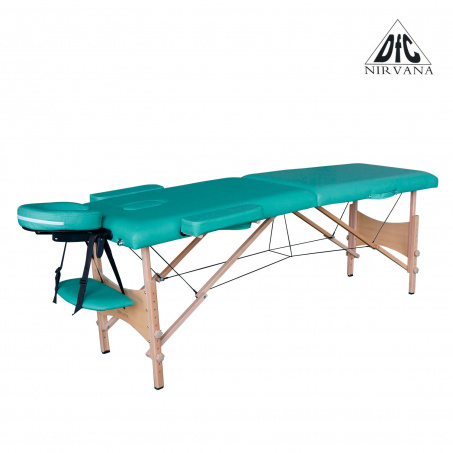 Складной массажный стол DFC Nirvana Optima (зеленый)