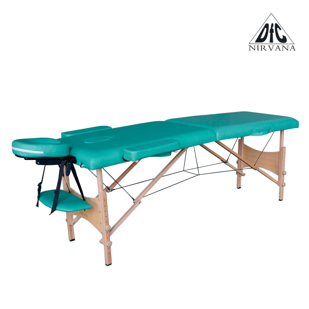 DFC Nirvana Optima (зеленый) из каталога массажных столов в Краснодаре по цене 12990 ₽