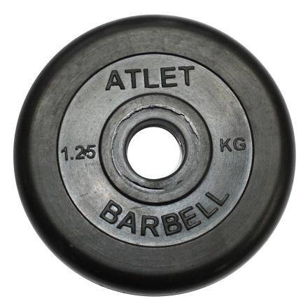 MB Barbell Atlet - 31 мм - 1.25 кг из каталога дисков для штанги с посадочным диаметром 30 мм.  в Краснодаре по цене 670 ₽