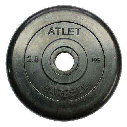MB Barbell Atlet - 31 мм - 2.5 кг из каталога дисков для штанги с посадочным диаметром 30 мм.  в Краснодаре по цене 860 ₽