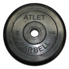 MB Barbell Atlet - 31 мм - 5 кг из каталога дисков для штанги с посадочным диаметром 30 мм.  в Краснодаре по цене 1620 ₽