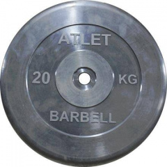MB Barbell Atlet - 31 мм - 20 кг из каталога дисков для штанги с посадочным диаметром 30 мм.  в Краснодаре по цене 5870 ₽
