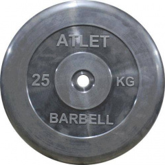 MB Barbell Atlet - 31 мм - 25 кг из каталога дисков для штанги с посадочным диаметром 30 мм.  в Краснодаре по цене 7325 ₽