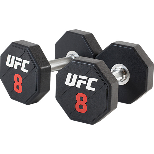 UFC 8 кг. из каталога обрезиненных гантелей в Краснодаре по цене 16430 ₽