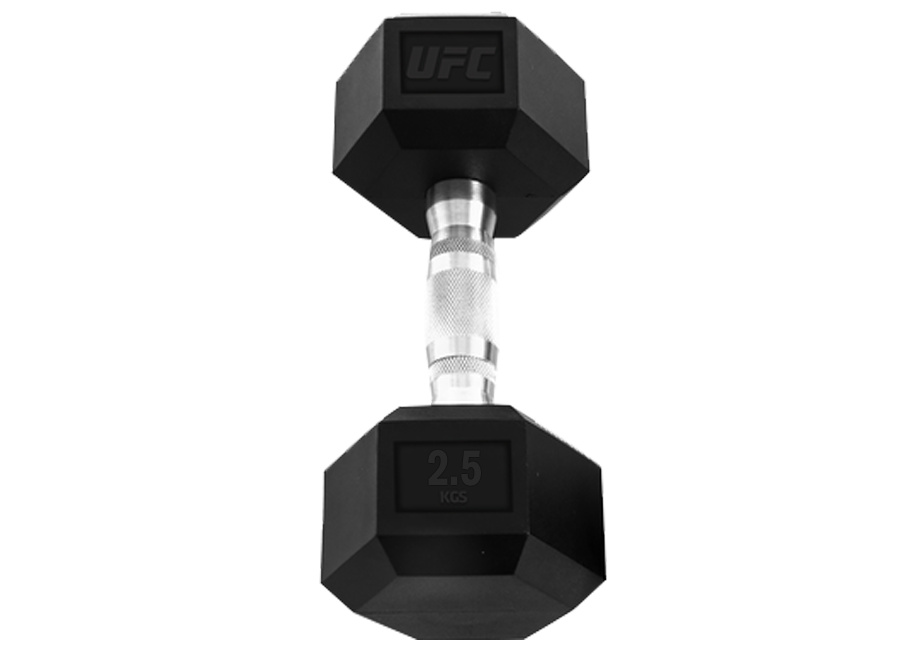 гексагональная 2.5 кг. в Краснодаре по цене 1220 ₽ в категории обрезиненные гантели UFC