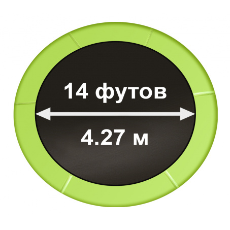 Рендер-3 для Arland 14FT / 427 см Light Green (внутренняя сетка)