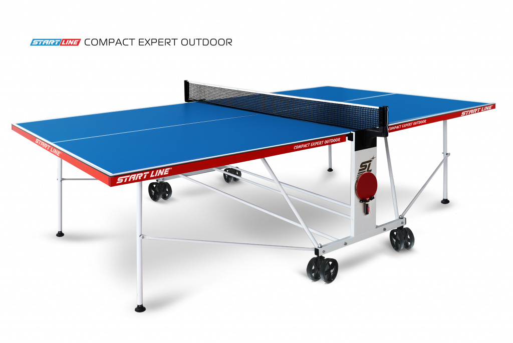 Start Line Compact EXPERT Outdoor 4 Синий из каталога товаров для настольного тенниса в Краснодаре по цене 39990 ₽