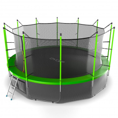 Батут с защитной сеткой Evo Jump Internal 16ft (Green) + Lower net в Краснодаре по цене 56390 ₽