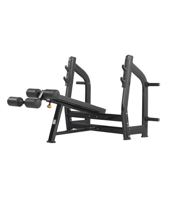 H-024 - со стойками (черная) в Краснодаре по цене 56990 ₽ в категории силовые скамьи Bronze Gym