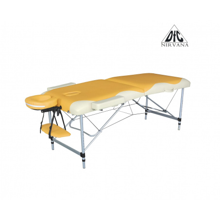Складной массажный стол DFC Nirvana Elegant Premium, цвет оранжево-бежевый