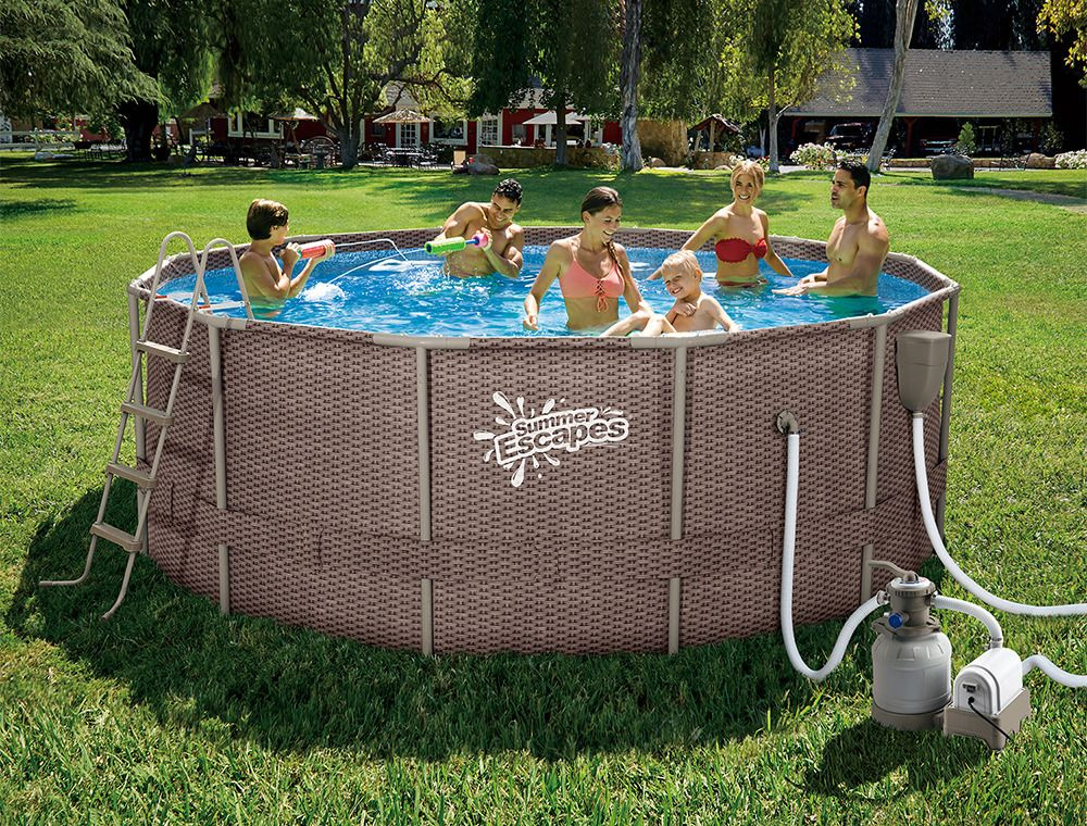 Summer Escapes P20-1248-S из каталога каркасных бассейнов в Краснодаре по цене 86600 ₽