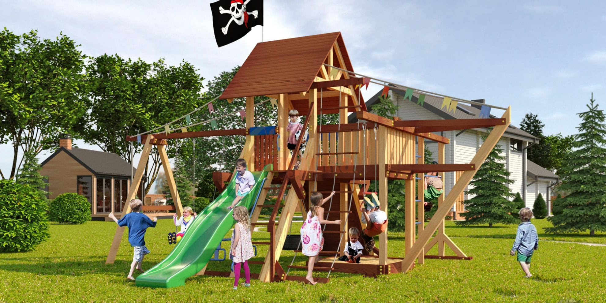 Люкс 6 в Краснодаре по цене 239900 ₽ в категории детские игровые комплексы Савушка