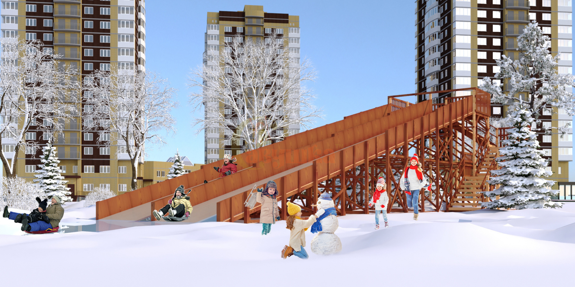 Зима 12 в Краснодаре по цене 968499 ₽ в категории детские игровые комплексы Савушка