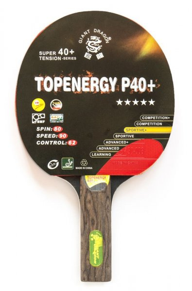 Giant Dragon Topenergy 5 Star New (прямая) из каталога ракеток для настольного тенниса в Краснодаре по цене 910 ₽