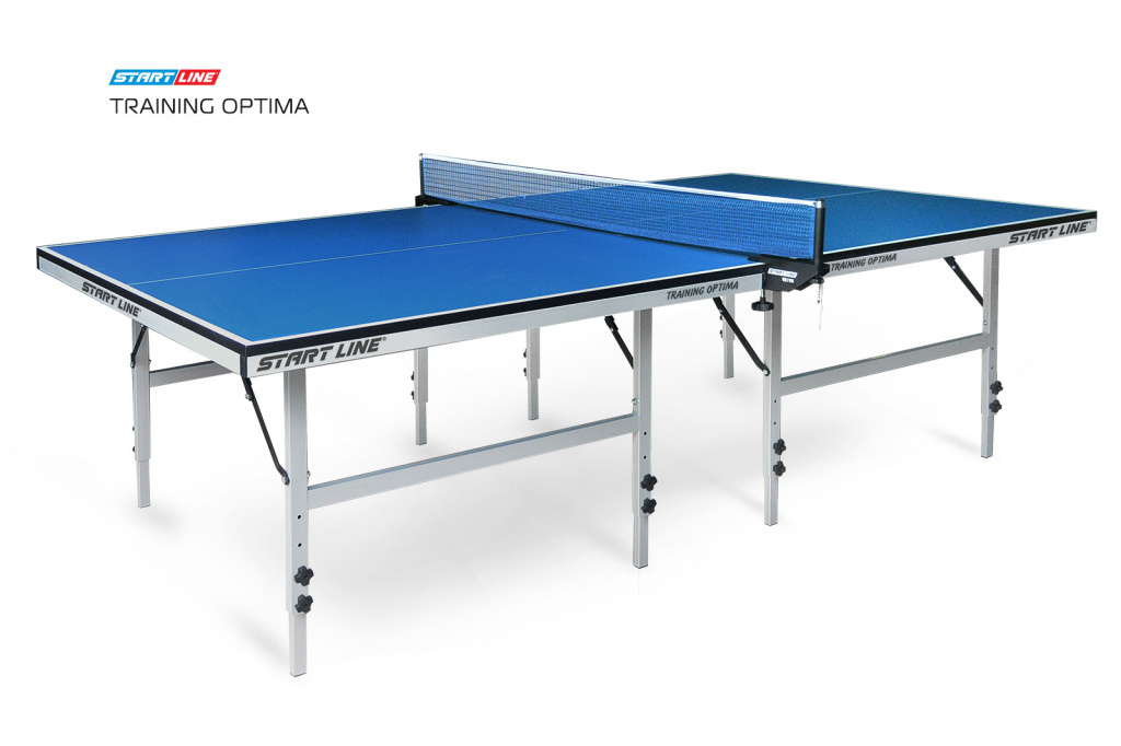 Start Line Training Optima blue с системой регулировки высоты из каталога теннисных столов для помещений в Краснодаре по цене 28590 ₽