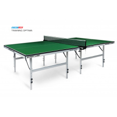 Теннисный стол для помещений Start Line Training Optima green с системой регулировки высоты в Краснодаре по цене 35590 ₽