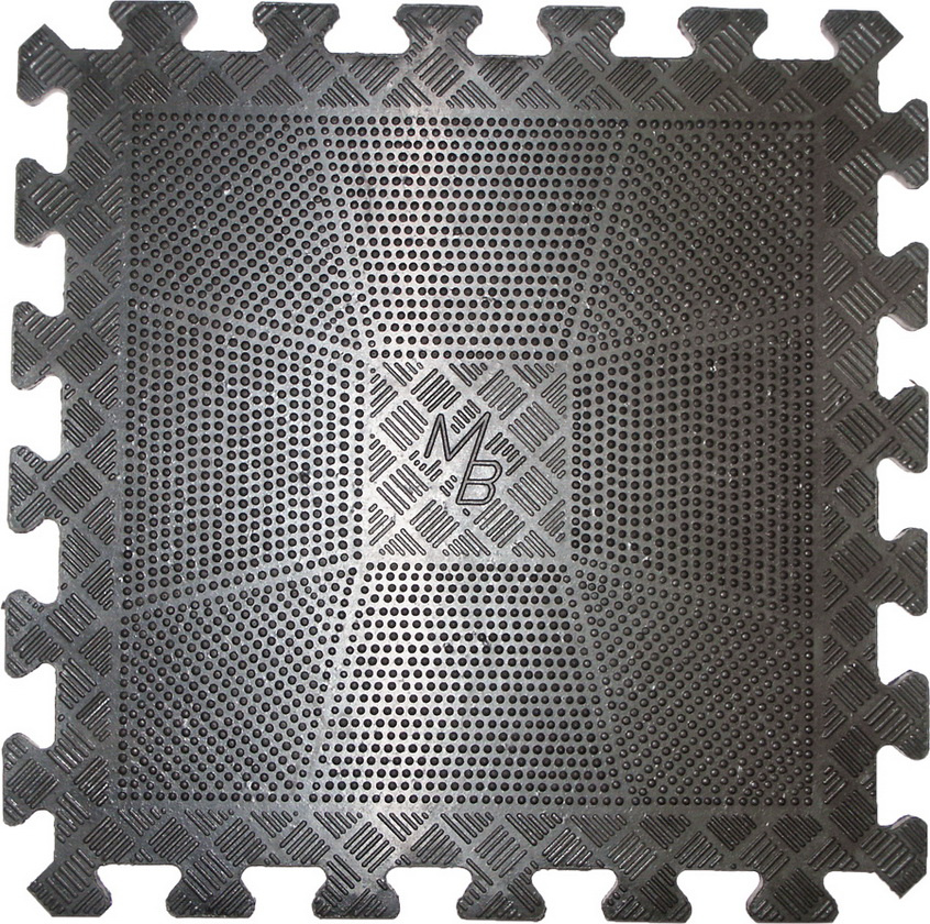 MB Barbell черный, толщина 12 мм из каталога защит пола в Краснодаре по цене 1351 ₽