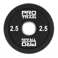Protrain 2.5 кг. PPU-2,5 полиуретан из каталога дисков для штанги с посадочным диаметром 50 мм. в Краснодаре по цене 1761 ₽