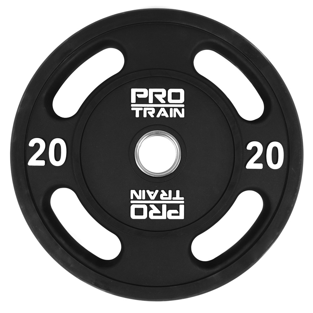Protrain 20 кг. PPU-20 полиуретан из каталога дисков (блинов) для штанг и гантелей в Краснодаре по цене 13981 ₽
