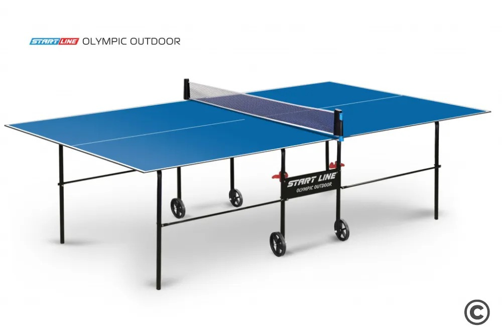 Start Line Olympic Outdoor Синий из каталога влагостойких теннисных столов в Краснодаре по цене 33590 ₽