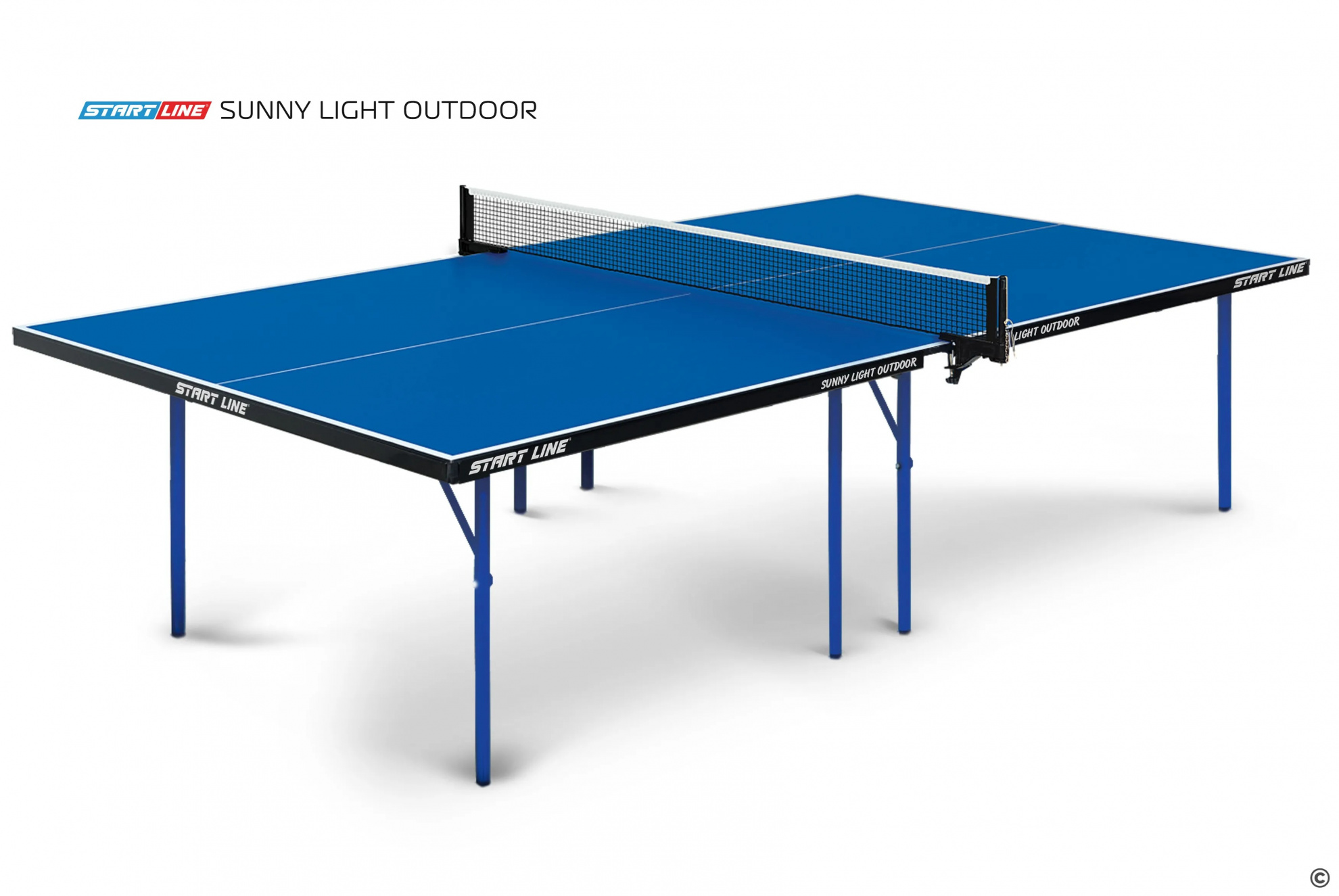Start Line Sunny Light Outdoor Синий из каталога теннисных столов в Краснодаре по цене 26590 ₽