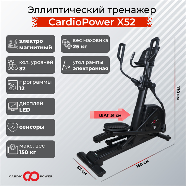 X52 в Краснодаре по цене 109900 ₽ в категории тренажеры CardioPower