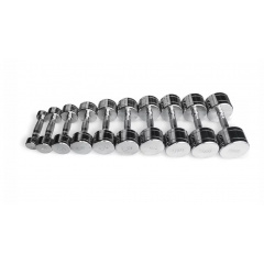 UltraGym хромированных ряд от 1 до 10 кг  UG1025 из каталога гантельных рядов в Краснодаре по цене 86500 ₽