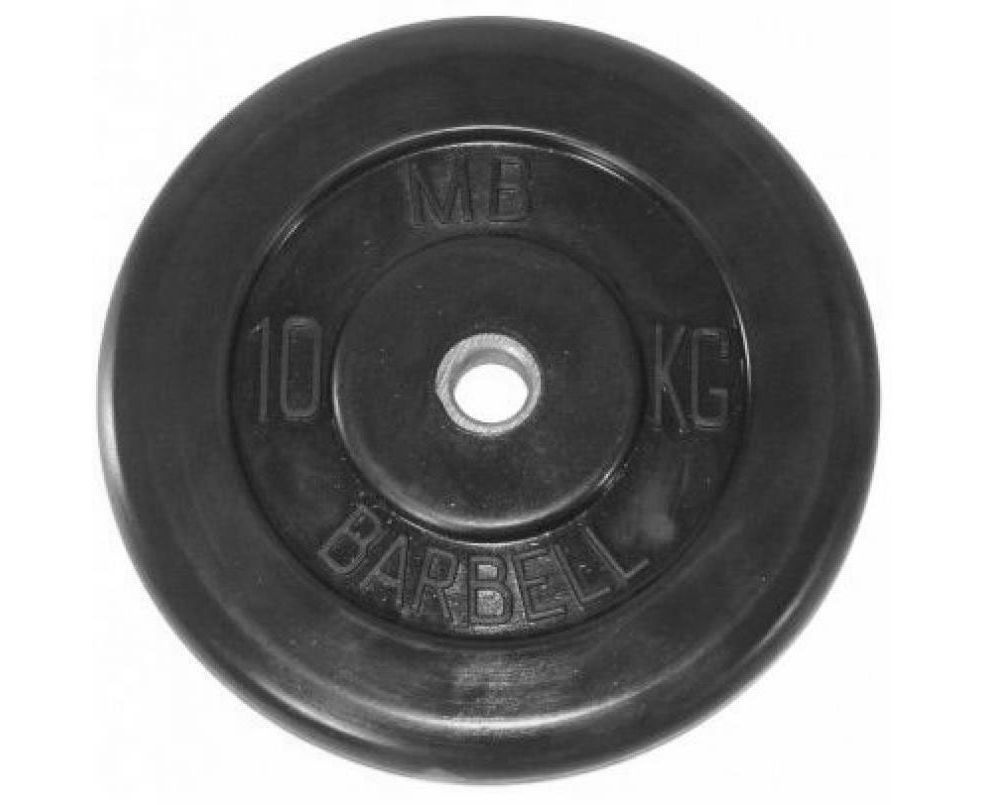 (металлическая втулка) 10 кг / диаметр 51 мм в Краснодаре по цене 5775 ₽ в категории диски (блины) для штанг и гантелей MB Barbell