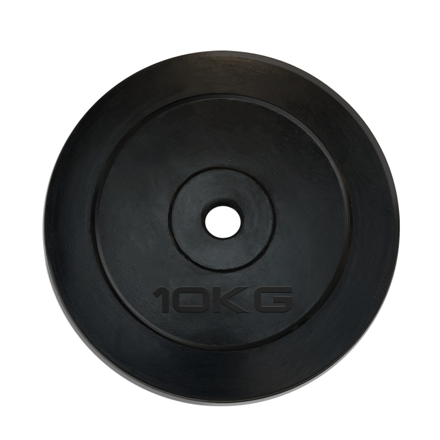 10 кг обрезиненный черный в Краснодаре по цене 3890 ₽ в категории диски (блины) для штанг и гантелей UnixFit