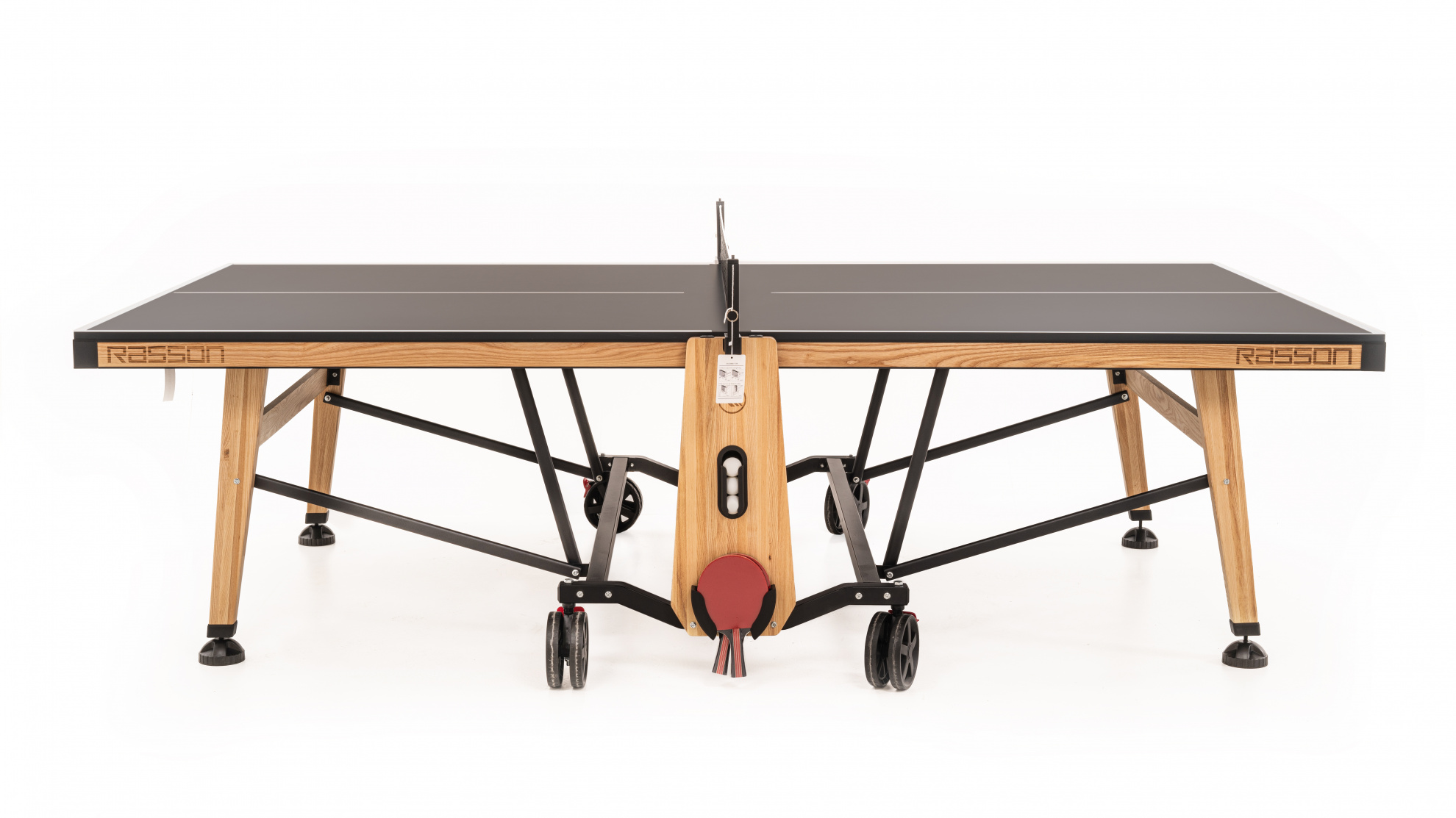 Rasson Premium T01 Indoor’’ (274 х 152,5 х 76 см, натуральный ясень) с сеткой из каталога теннисных столов для помещений в Краснодаре по цене 121928 ₽