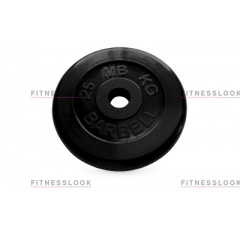 MB Barbell черный - 50 мм - 25 кг из каталога дисков для штанги с посадочным диаметром 50 мм. в Краснодаре по цене 9680 ₽