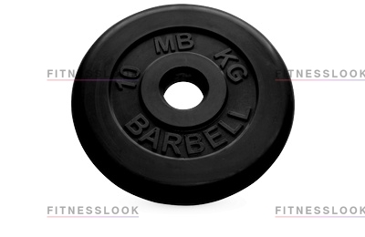 MB Barbell черный - 26 мм - 10 кг из каталога дисков для штанги с посадочным диаметром 26 мм.  в Краснодаре по цене 3162 ₽