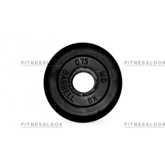 MB Barbell черный - 26 мм - 0.75 кг из каталога уличных спорткомплексов в Краснодаре по цене 490 ₽