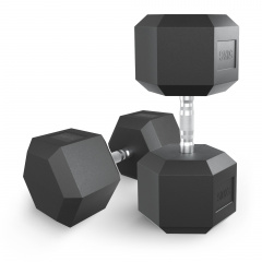 UnixFit гексагональная 50 кг из каталога обрезиненных гантелей в Краснодаре по цене 18890 ₽
