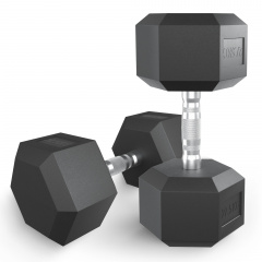 UnixFit гексагональная 30 кг из каталога обрезиненных гантелей в Краснодаре по цене 9270 ₽