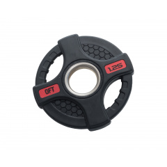 Original FitTools черный с двумя хватами 1,25 кг из каталога дисков для штанги с посадочным диаметром 50 мм. в Краснодаре по цене 690 ₽