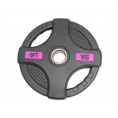 Original FitTools черный с двумя хватами 15 кг из каталога дисков для штанги с посадочным диаметром 50 мм. в Краснодаре по цене 7491 ₽