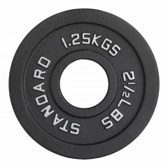 VictoryFit 1,25 кг чугунный окрашенный VF-SC510125 из каталога дисков для штанги с посадочным диаметром 50 мм. в Краснодаре по цене 430 ₽